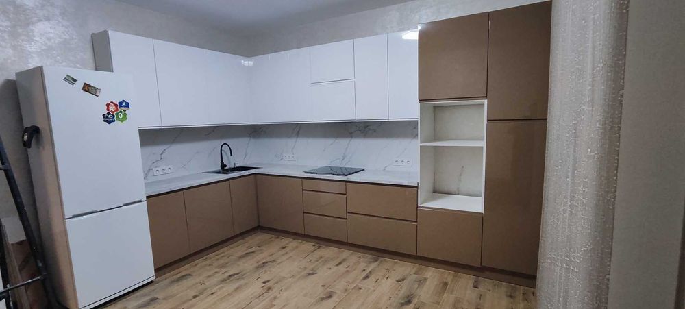Фарбовані МДФ кухні.Безкоштовний 3 Д проєкт