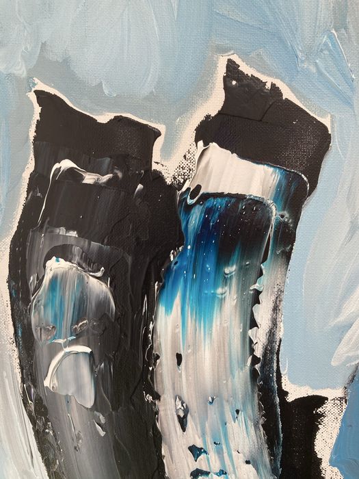 Pintura acrilica abstrata