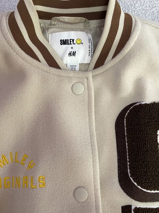 Жіночий бомбер куртка H&M та Smiley