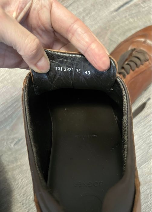 Кросовки макасины кросівки туфлі шкіряні BOGNER