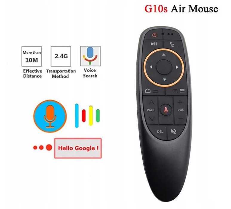 Pilot do TV Smart - AIR MOUSE G10 s dla Windows, Android, MacOS - nowy
