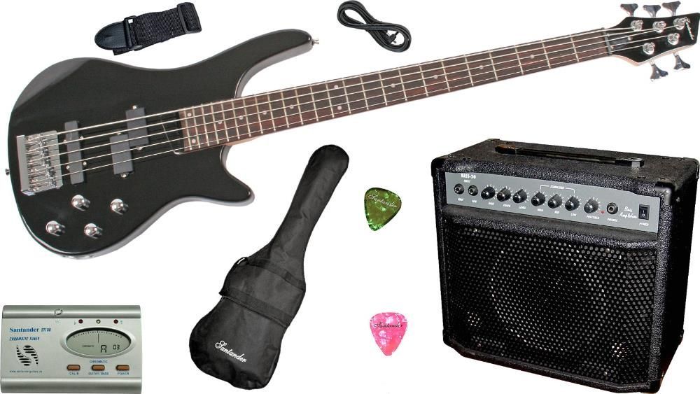 Baixo elétrico e kit