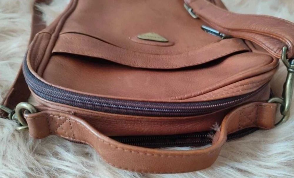 Harold's Country skórzana listonoszka vintage