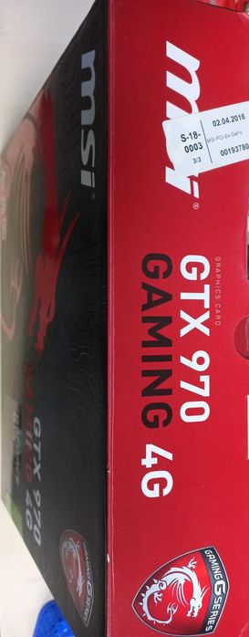 Відеокарта GTX 970 MSI Gaming 4Gb GDDR5 256 bit