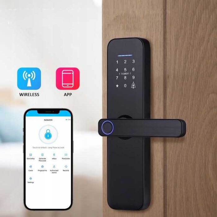 Elektroniczna klamka WIFI na haslo i odcisk palca TUYA - NOWA!