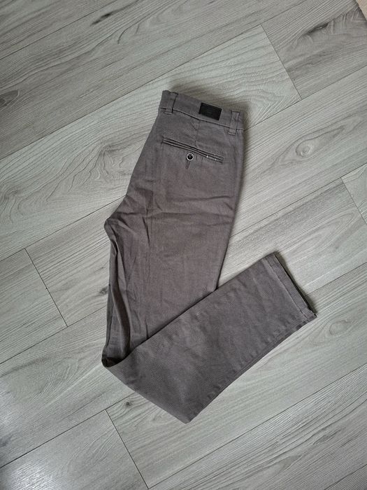 Męskie spodnie House S wzór pepitka casual