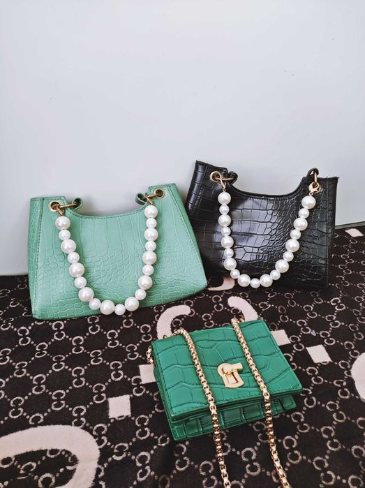 PROMOCJA! Piękna torebka damska skóra krokodyl! Nowe. Prezent Gwiazdka