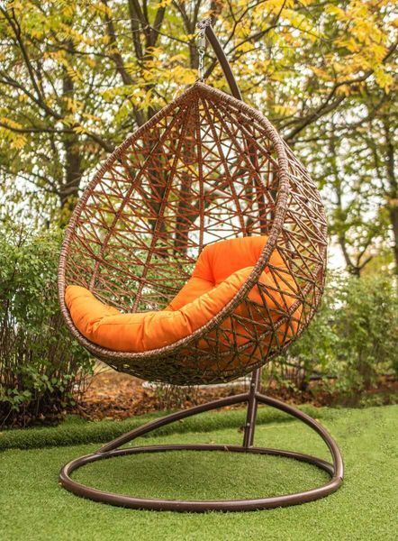 Кресло-Кокон Подвесные Качели Эльферо. Кресло Качалка из ротанга