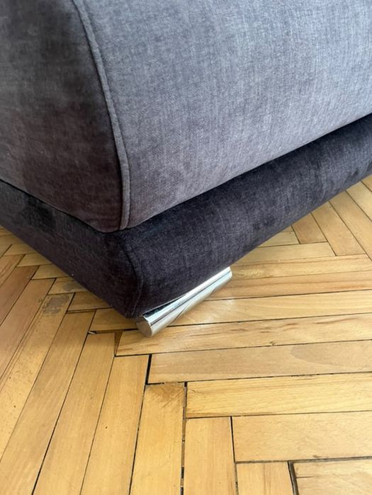 sofa z funkcją spania black red white