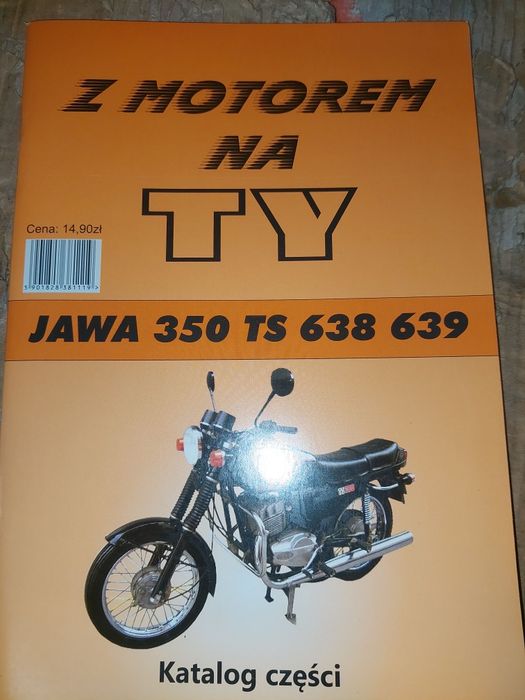 Instrukcja obsługi katalog czesci rama silnik jawa 350 ts