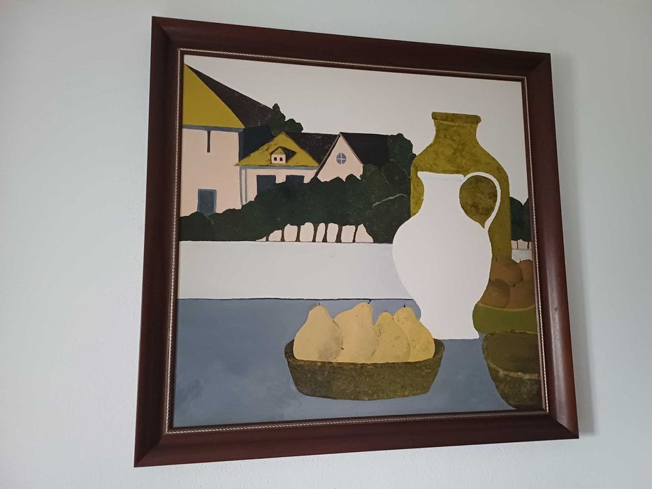 Quadro Grande Pintado à Mão