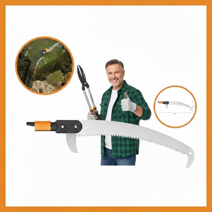 Fiskars QuikFit piła do gałęzi z hakiem końcówka