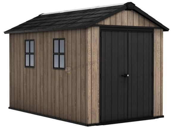 Duży domek ogrodowy Keter Signature Apex 7511 Ashwood 230x350cm (8m²)