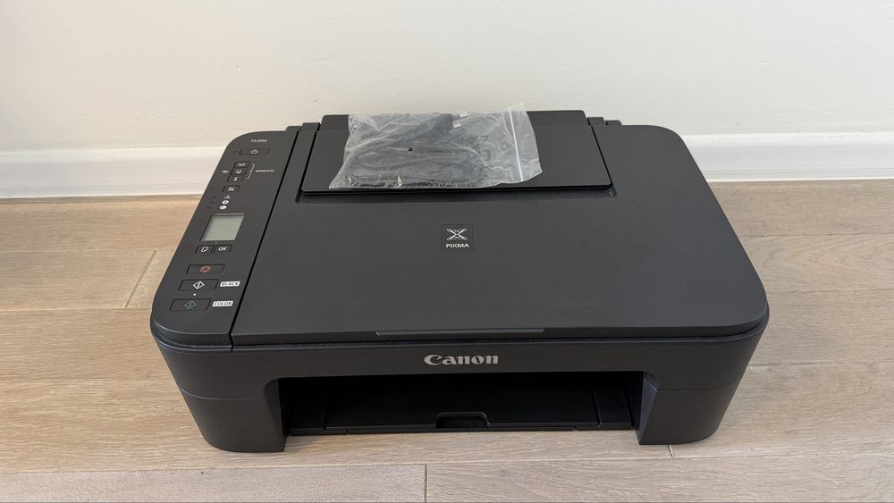 Drukarka Canon PIXMA TS3350 – sprawna, z nowym zasilaczem
