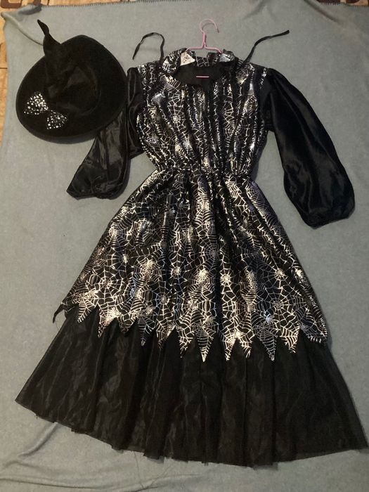 Платье карнавальное Ведьма Королева Клоунесса Кикимора Морячка Русалка