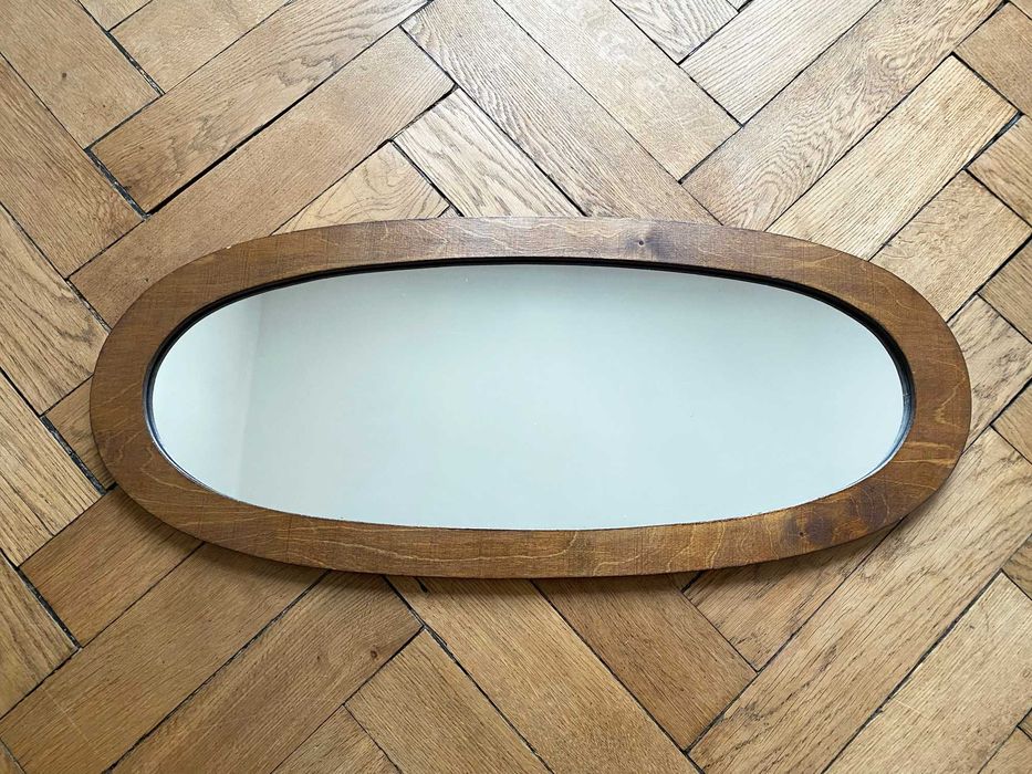 Lustro drewniane vintage