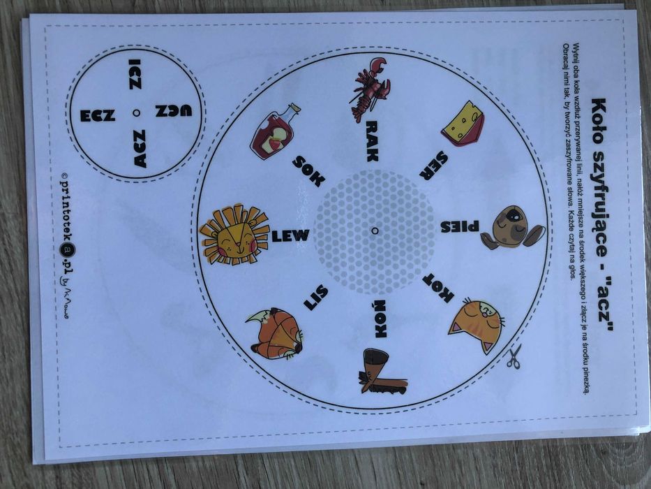 Pomoce logopedyczne. Zagadki.