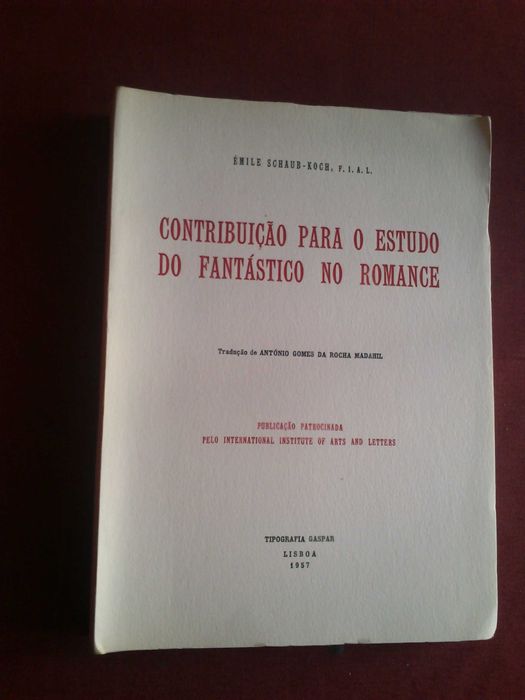 Émile Schaub-Koch-Contribuição Para o Fantástico no Romance-1957