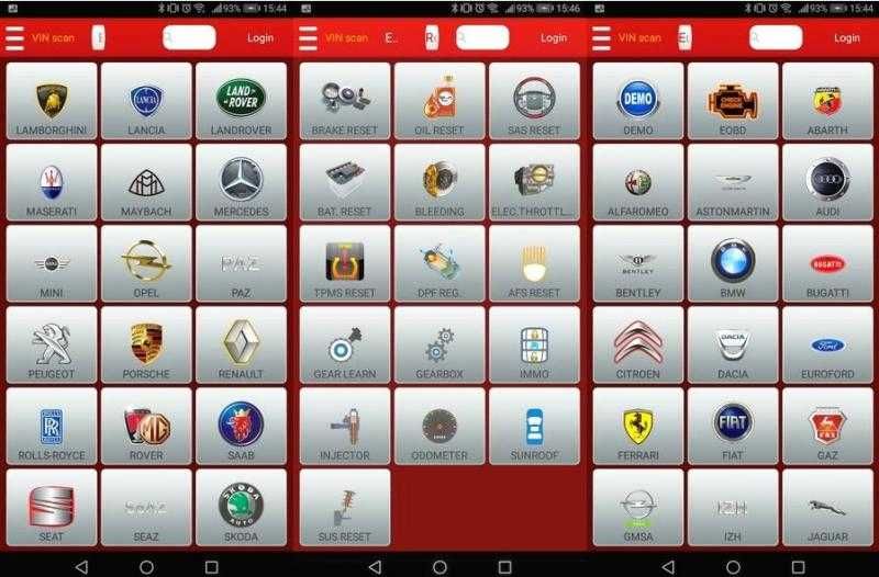 Автопідбір Огляд авто Товщиномір Діагностика Lexia Launch Clip