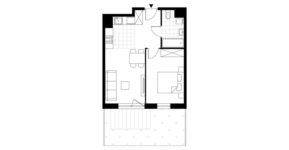 2-pokojowe mieszkanie 40m2 + ogródek Bez Prowizji