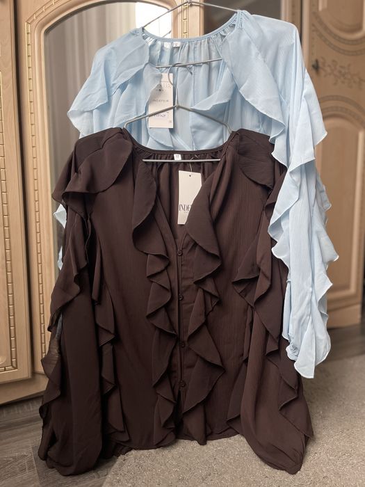 Блузка з рюшами у стилі Zara