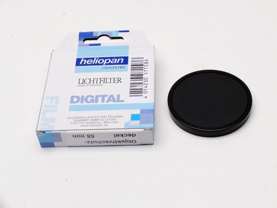 Tampas para objetiva (49mm e 58 mm)