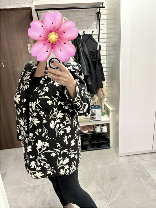 Świetna Marynarka Nowa w kwiaty + Size r.52/54