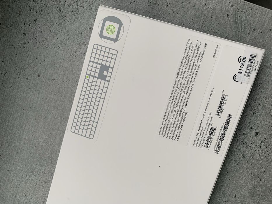 Apple Magic Keyboard Touch ID and Numeric Keypad A3119 open box