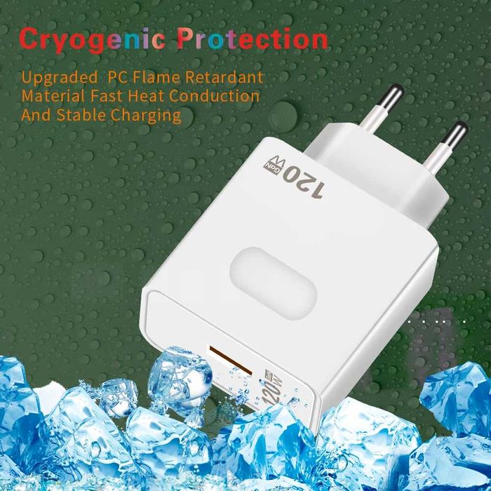 szybka ładowarka do telefonu 120W 3.0 USB C kabel typu C