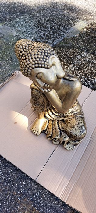 Buda cerâmica decorativo