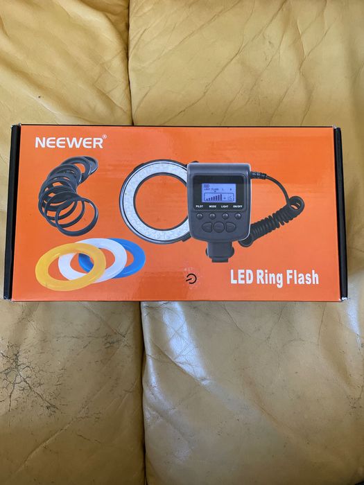 LED ring flash / Flash anel led para máquina