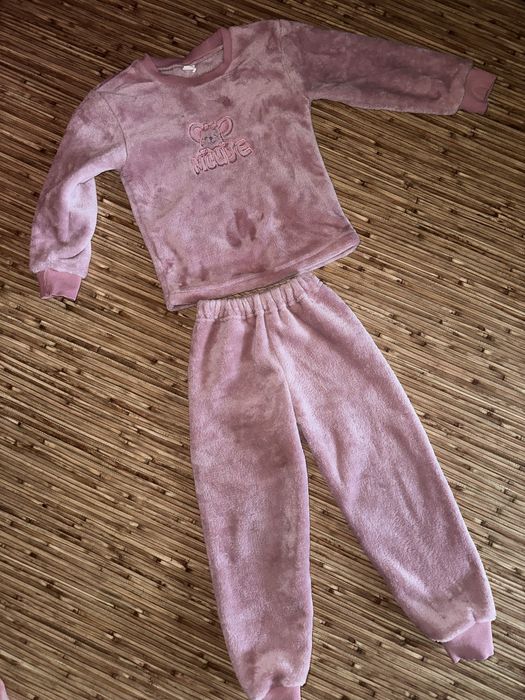 Детская зимняя теплая пижама