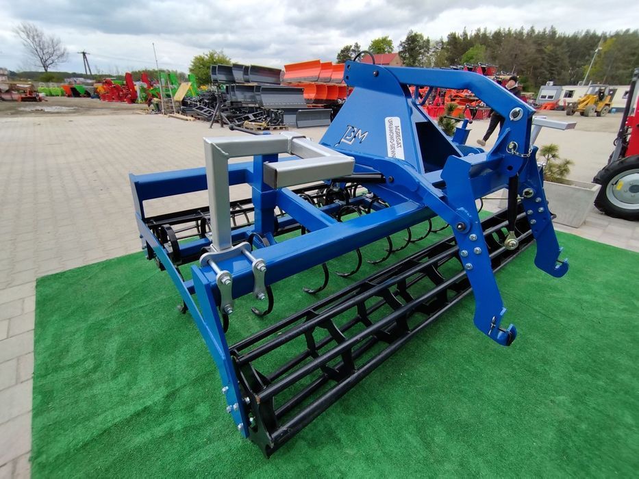 Agregat uprawowo-siewny 2,5m 2,7m 3,0m wał daszkowy packera