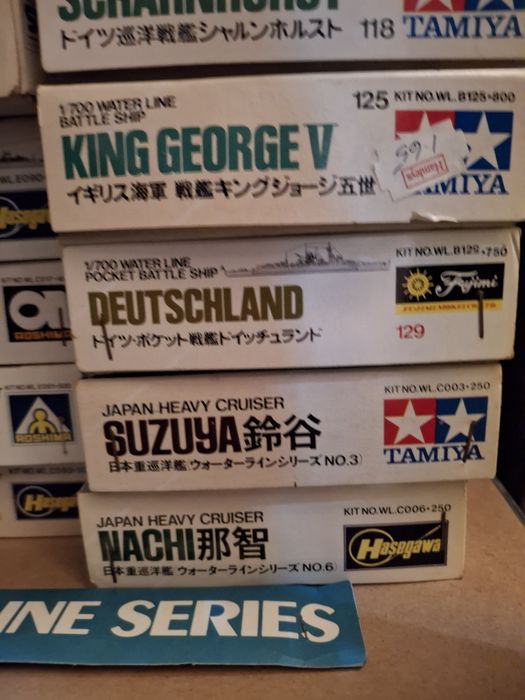 Kits novos 1 /700 navios guerra fujimi aoshimi tamiya etc