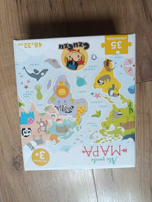 Puzzle Czuczu 3+ Mapa Świata