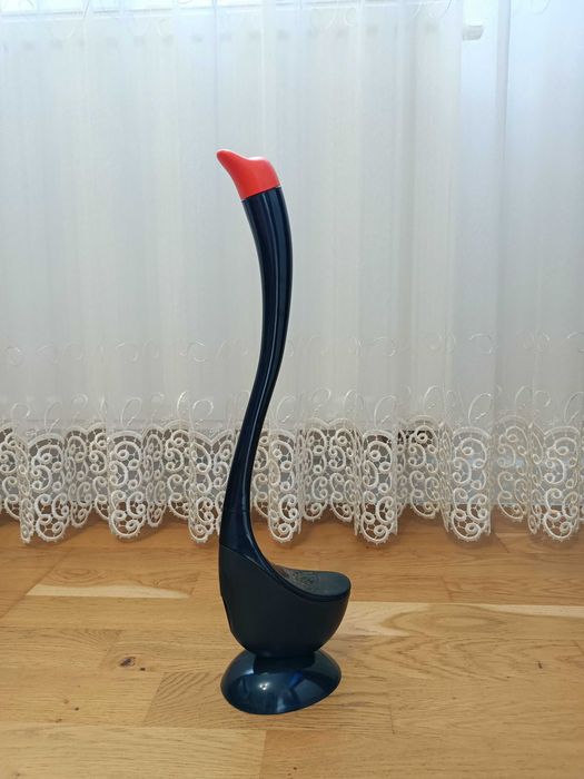 Szczotka do toalety czarny Łabędź