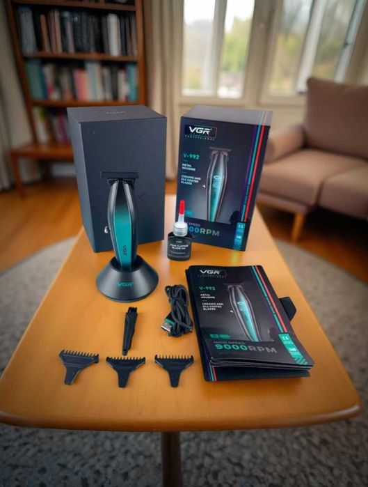 Тример бездротовий для стрижки бороди та волосся вдома