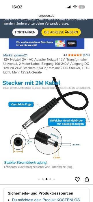 AC adapter gonew21