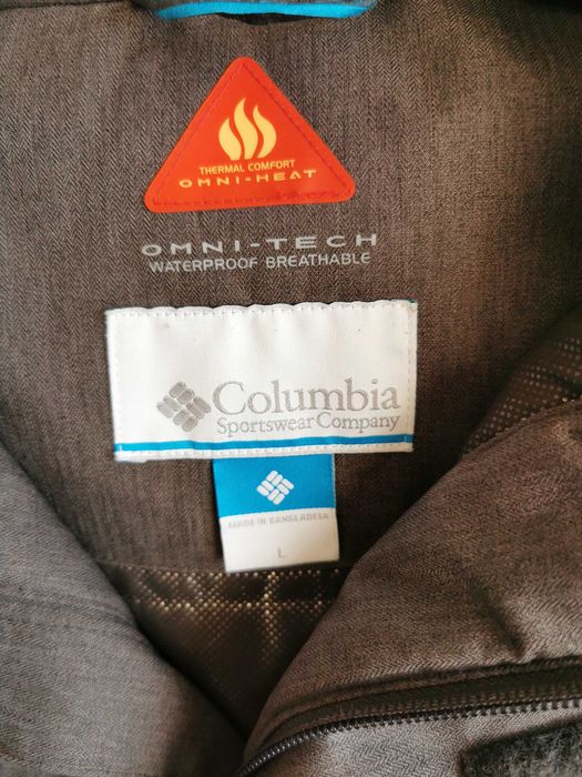 COLUMBIA kurtka wiatrówka Rozm. L Waterproof OMNI-TECH JAK NOWA