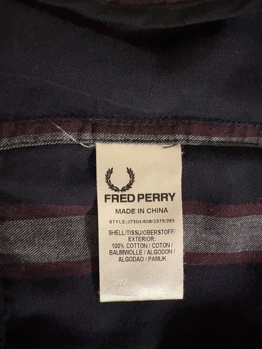 Овершот Fred Perry