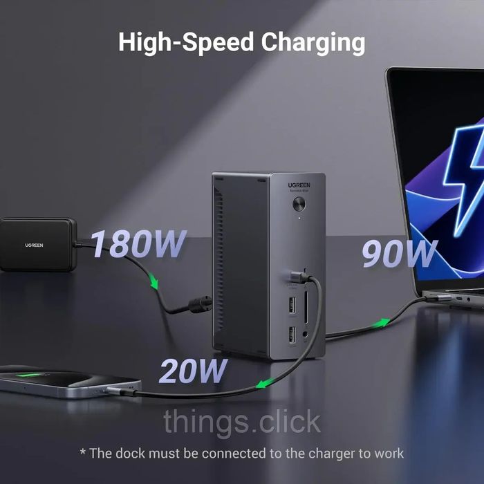 Нова док-станція UGREEN Revodok Max 213 Thunderbolt 4 (13-in-1)