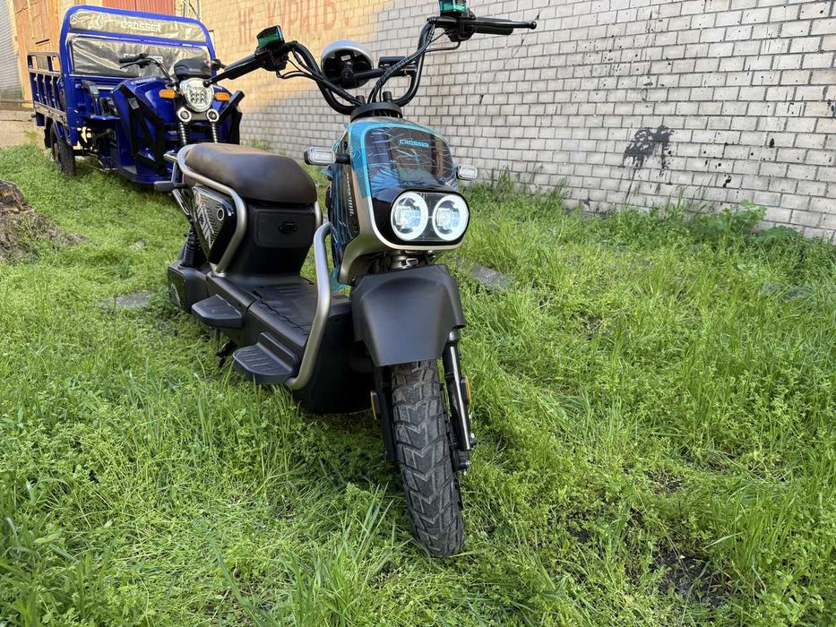 Електроскутер Crosser CR4 1200W 76.8V 30AH LifePO4 Червоний фосфат акб