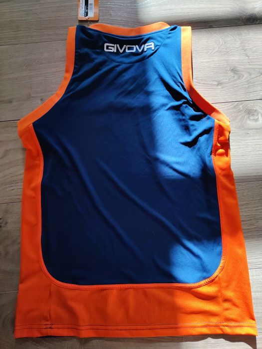 Komplet koszykarski Givova koszulka + spodenki granatowy dla chłopca  męski do koszykówki sportowy S/M