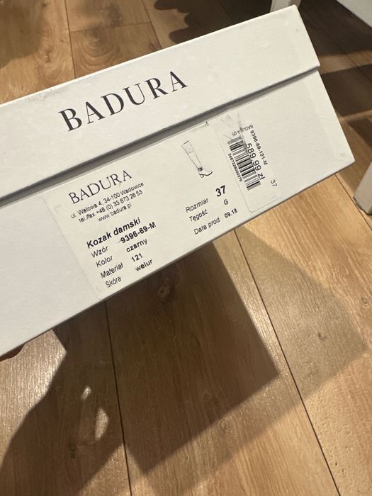 Buty Badura muszkieterki bardzo dobry stan rozmiar 37