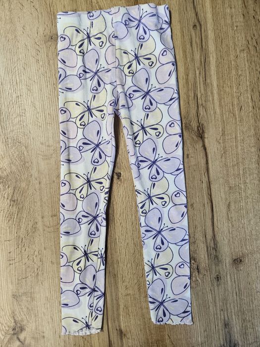Leginsy prążkowane w motyle Little Kids 116