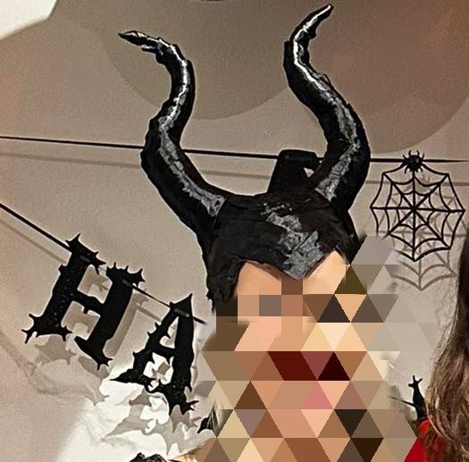 Opaska/Rogi Diabolina, Czarownica Halloween kostium
