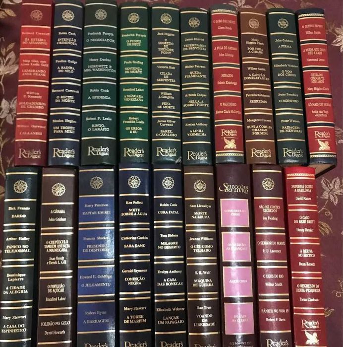 19 livros do readers digest_cada livro 2,5€