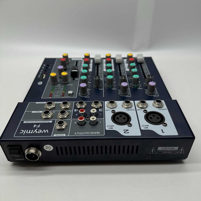 4-kanałowy profesjonalny MIKSER WEYMIC F4 USB Bluetooth