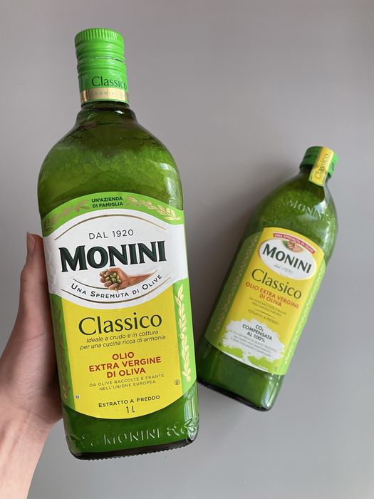 Оливкова олія холодного Extra Virgin Італія. Оригінал Моніні Classico