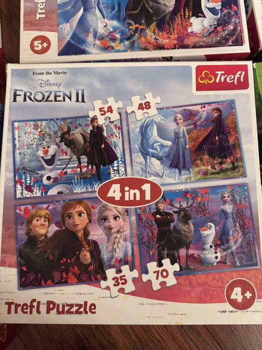 Puzzle dla dziewczynki 4+, 6+